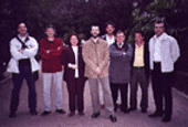Toni Gisbert (al centre) en companyia dels responsables de la Plataforma