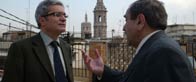 Joan Saura ha aprofitat la seua estada a València per visitar l'edfici El Segle, futura seu central d'ACPV